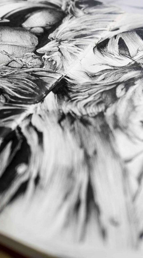 Ilustración personalizada de Darth Vader estilo Star Wars