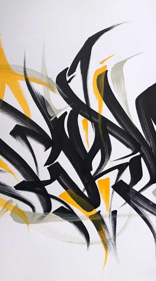 Graffiti tag con nombre personalizado en estilo callejero