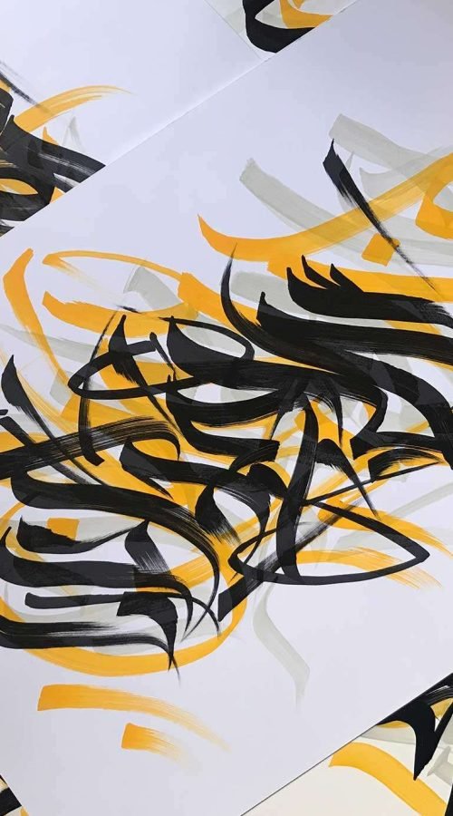 Graffiti tag con nombre personalizado en estilo callejero